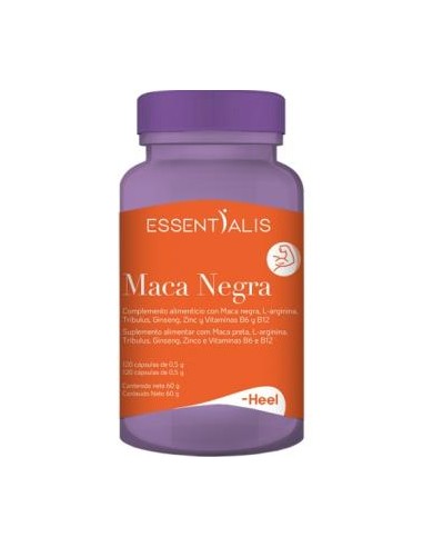 Essentialis Maca Negra 120 Cap. de Heel