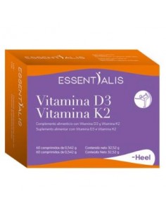 Essentialis Vitamina D3 Vitamina K2 60 Comp. de Heel