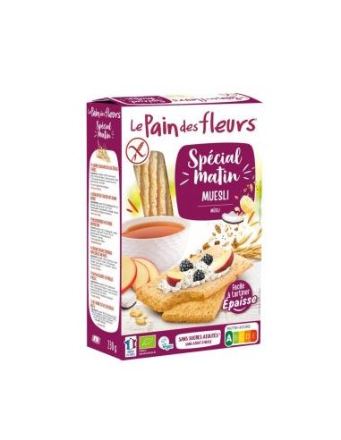 Tostada Muesli Special Matin 230 Gr Bio de Le Pain Des Fleurs