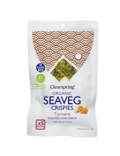 Alga Nori Con Curcuma  Multipack Snack 5Udsx4Gr. de Clearspring