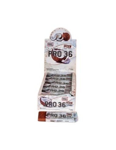 Pro 36 Barrita Proteica 36% Coco 24Udsx35 Gr de Best Protein