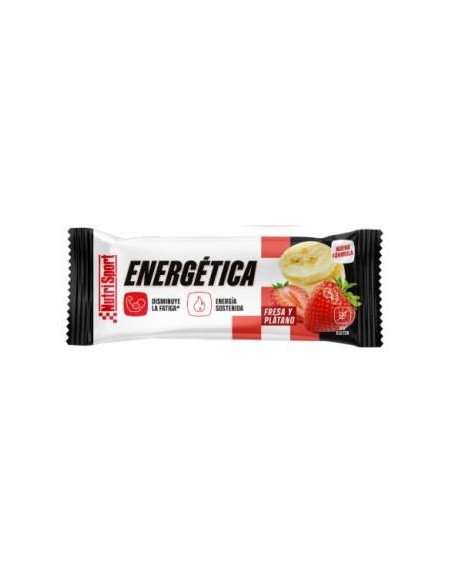 Barrita Energetica Fresa-Platano 24 Uds de Nutrisport