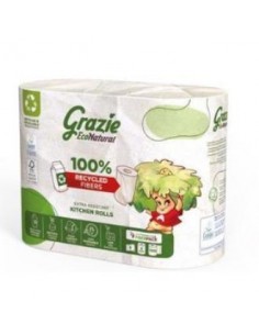 Papel Cocina Doble Capa 2 Rollos Bio de Grazie Natural