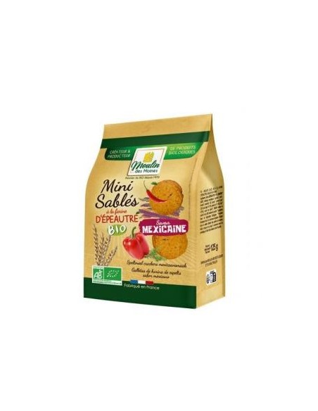 Galletas Saladas Sabor A Mexico 125 Gr de Moulin Des Moines