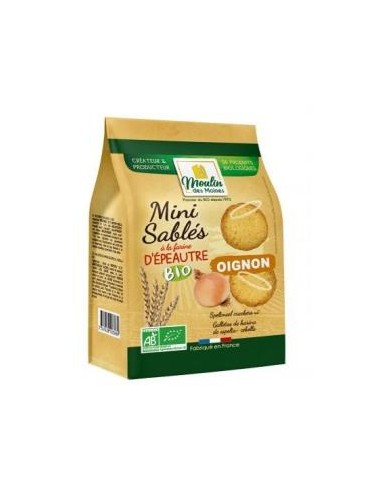 Galletas Saladas Sabor Cebolla 125 Gr de Moulin Des Moines