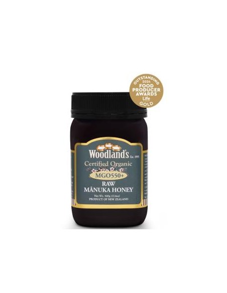 Miel De Manuka Raw Mgo 550+ Monofloral 500Gr Eco de Woodland´S