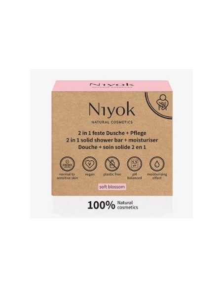 Limpiador Corporal Con Locion Soft Blossom 80 Gr de Niyok