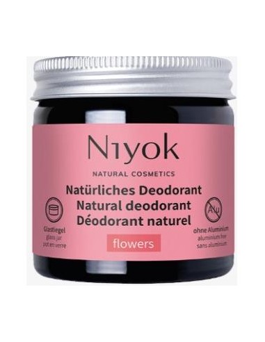 Desodorante + Antitraspirante Flowers 40 Nml de Niyok