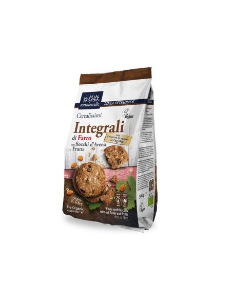 Galleta Trigo Espelta Avena Fruta Integral 300 Gr Bio de Sottolestelle