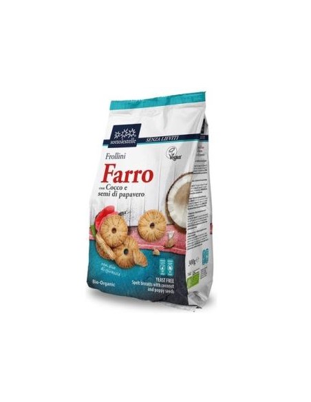 Galleta Trigoespelta Coco Semillas Amapola 300 Gr Bio de Sottolestelle