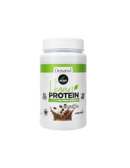 Proteina Vegana Sabor Capuchino 600 G Sport Live de Drasanvi Sport Live