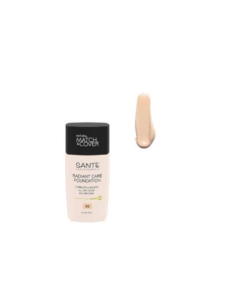 Maquillaje Fluido Radiant Care 03 Neutral Linen 30 Ml de Sante Naturkosmetik