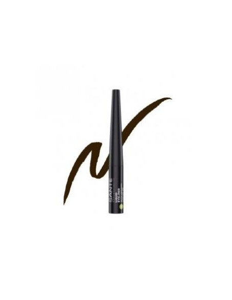 Eyeliner Perfilador Ojos Liquido 02 Coffee 3,5 Ml de Sante Naturkosmetik