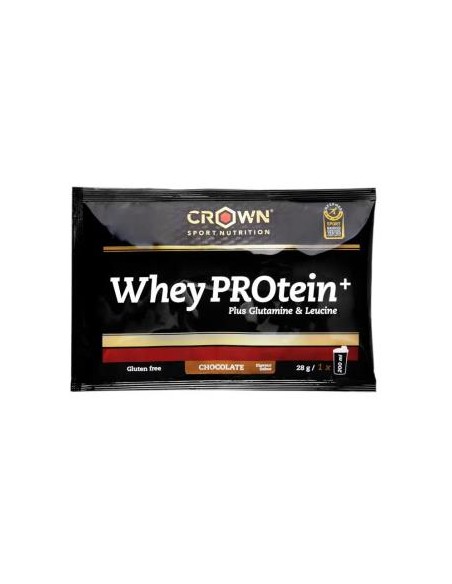 Whey Protein+, Sobre De 26 G Chocolate de Crown Sport Nutrition