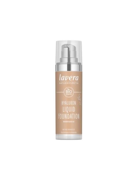 Maquillaje Fluido Hyaluron 03 Warm Nude 30 Ml de Lavera