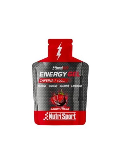 Stimulred Energy Gel Fresa 24Uds de Nutrisport