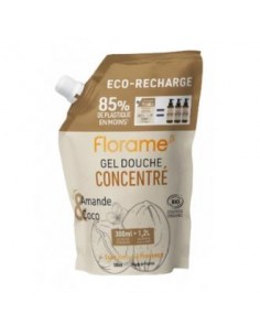Eco Recarga Gel De Ducha Concentrado Almendras-Coco 300 Ml de Florame