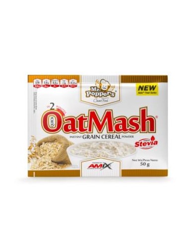 Unidosis Oatmash-Avena 50 Gr Fresa-Yogurt de Mr Poppers