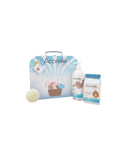 Maletin Bebe Gel Baño+Esponja Konjac+Agua Perf. de Acorelle