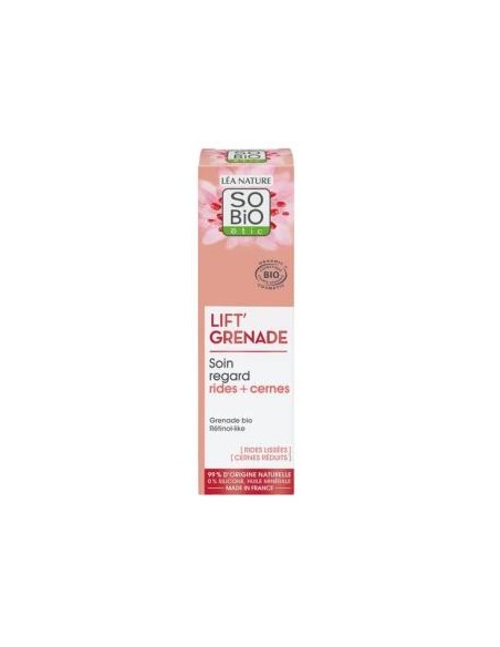 Contorno Ojos  Alisador  Lift Granade Retinol-Like 15 Ml de So´Bio Etic