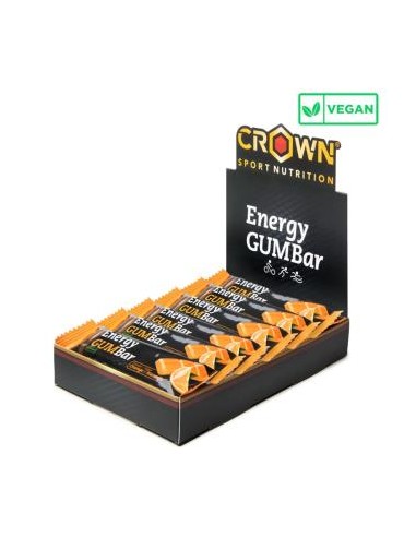 Energy Gum Bar  Naranja 12 X 30 G de Crown Sport Nutrition