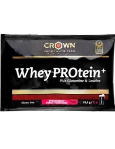 Whey Protein + Monodosis  Fresa 26,5 G de Crown Sport Nutrition