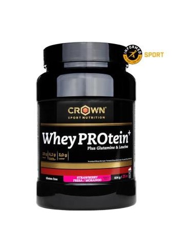 Whey Protein +  Fresa 834 G (25 Porciones) de Crown Sport Nutrition