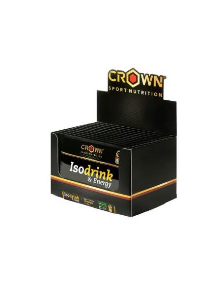 Isodrink & Energy Monodosis Naranja 12 X 32 G de Crown Sport Nutrition
