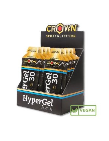 Hypergel 30 (Hydro) Neutro + Cafeina 10 X 75G de Crown Sport Nutrition