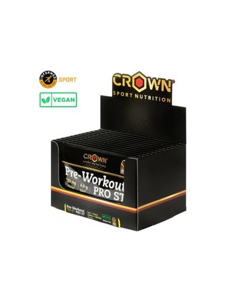 Pre Workout Pro St Monodosis Citrico 12 X 15 G de Crown Sport Nutrition