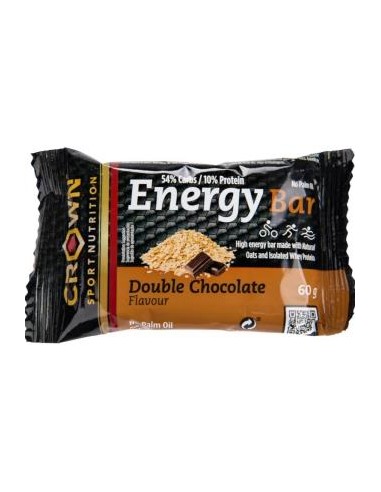 Energy Bar Doble Choc 1 X 60 G de Crown Sport Nutrition