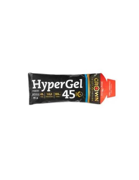 Hypergel 45 Fresa + Cafeina Fresa Cafeina 75G de Crown Sport Nutrition