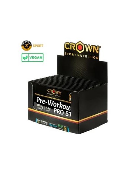 Pre Workout Pro St Monodosis Blue Storm 12 X 15 G de Crown Sport Nutrition