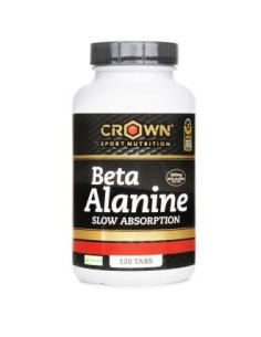 Beta Alanine Absorcion Lenta 120Tabs 30 Porciones de Crown Sport Nutrition