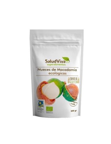 Nueces De Macadamia Mitades 200 Gr de Salud Viva