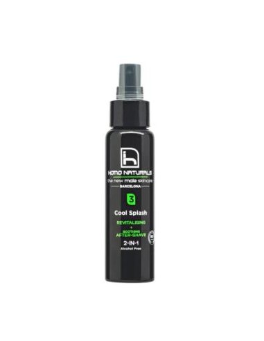 3  Cool Splash Revitalizante + After-Shave  2 En 1 Spray 70 de Homo Naturals
