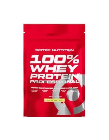 100% Whey Protein Prof. 500G Platano de Scitec Nutrition