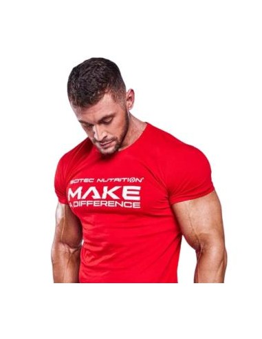 Enzo Men T-Shirt Red M de Scitec Nutrition