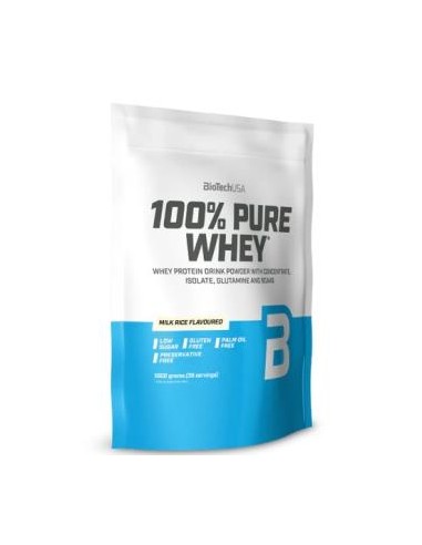 100% Pure Whey Arroz Con Leche - 1000G de Biotechusa