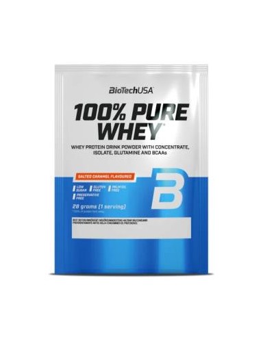 100% Pure Whey Caramelo Salado - 28G de Biotechusa