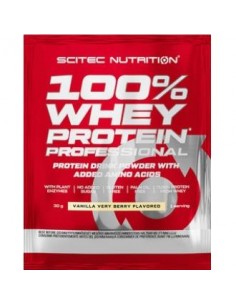 100% Whey Protein 30G Vainilla-Frutas Del Bosque de Scitec Nutrition