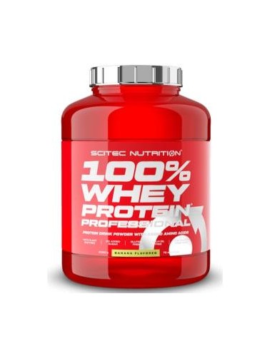 100% Whey Protein Prof. 2350G Platano de Scitec Nutrition