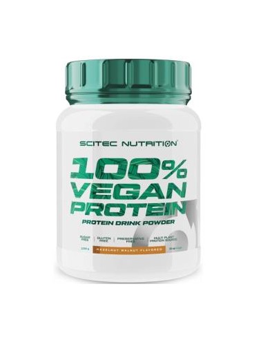 100% Vegan Protein 1000G Avellana-Nuez de Scitec Nutrition