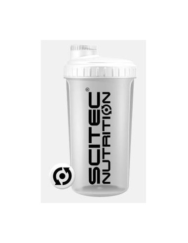 Shaker 700Ml Opaque White Lid White Scitec de Scitec Nutrition