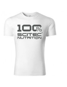 100% T-Shirt Man White Xxxl de Scitec Nutrition