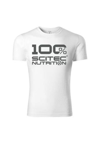 100% T-Shirt Man White Xxxl de Scitec Nutrition
