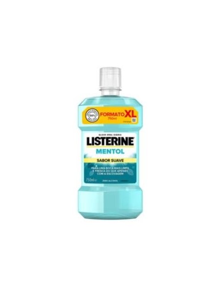 Listerine Mentol Sabor Suave 750 Ml de Listerine