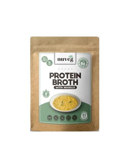 Caldo Proteico Con Fideos 80 Gr 2 Raciones de Nuveg