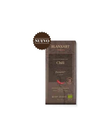 Chocolate Peru 83 % Con Chili 75 Gr. de Blanxart