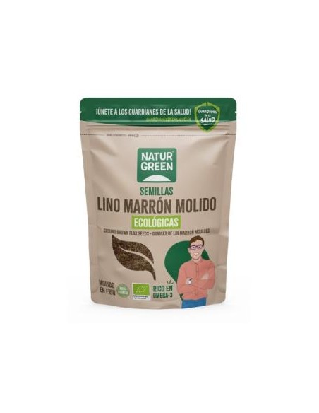 Semillas De Lino Marron Molido 150 Gr. Bio de Naturgreen